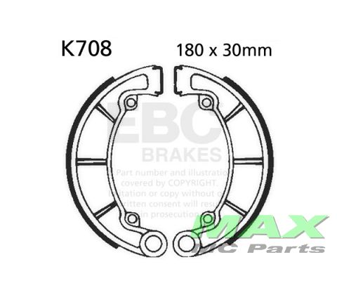 EBC Brake shoe set K708 KAWASAKI
