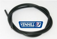 YDERKABEL M/TEFLON SORT 1500CM 6MM/1,5MM