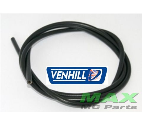 YDERKABEL M/TEFLON SORT 1500CM 6MM/1,5MM