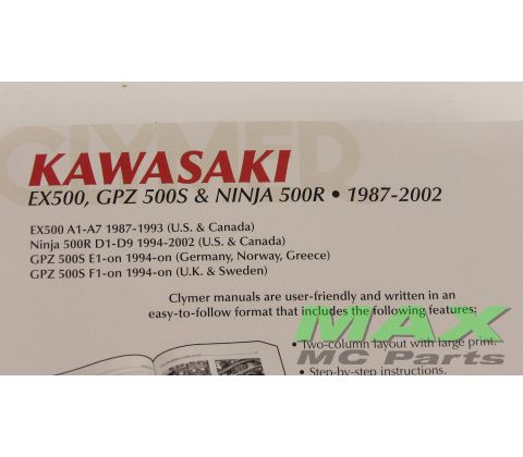 Clymer KAWASAKI GPZ500S 87-02