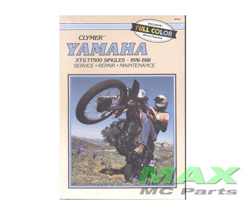 Clymer YAMAHA XT500 TT500  76-81