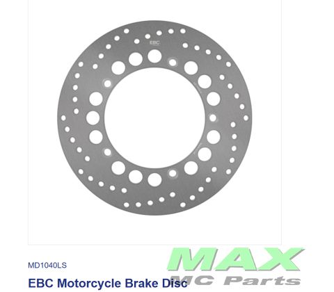 EBC HPSR DISC*FRONT* MD1040LS - LH