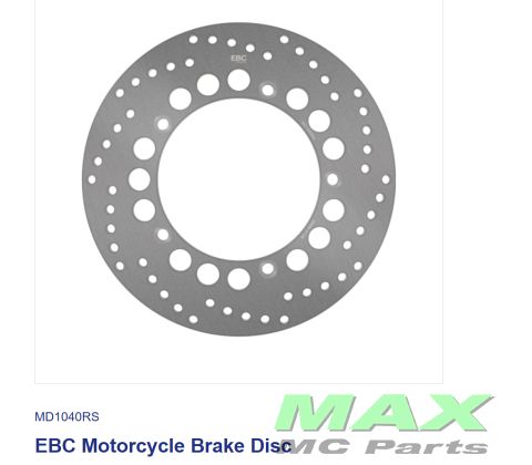 EBC HPSR DISC*FRONT* MD1040RS - RH