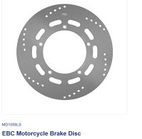 EBC HPSR SOLID DISC FRONT MD1059LS