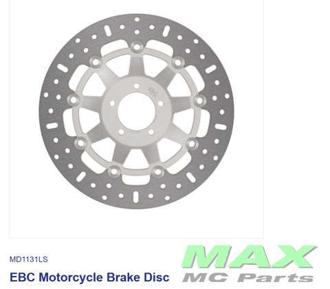 EBC Pro Flo Disc*FRONT*  MD1131LS FT500