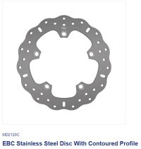 EBC DISC *REAR* MD2120C CONTUR