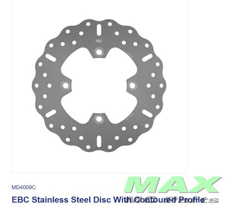 EBC HPSR SOLID DISC *REAR* ZZR600 CONTUR