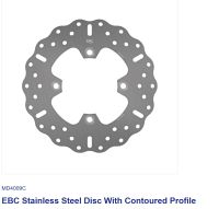 EBC HPSR SOLID DISC *REAR* ZZR600 CONTUR