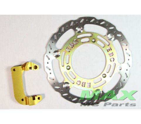 MX Oversize rotor with bracket 250mm dia