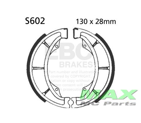 EBC Brake shoe set FRONT/REAR S602