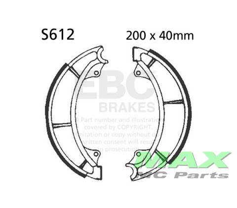 EBC Brake shoe set *FRONT* S612