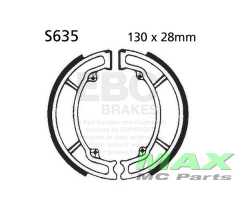 EBC Brake shoe set S635