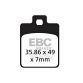 EBC Scooter Disc pad set SFA260