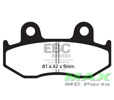 EBC Scooter Disc pad set SFA323