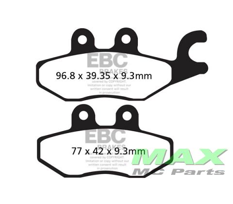 EBC Scooter Disc pad set SFA418