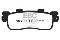 EBC Scooter Disc pad set SFA498