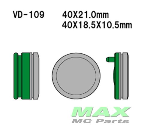 VESRAH Bremseklodser VD109