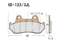 VESRAH Bremsekl VD123/3JL USE: FA069/3HH