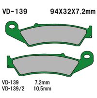 VESRAH Bremseklodser VD139