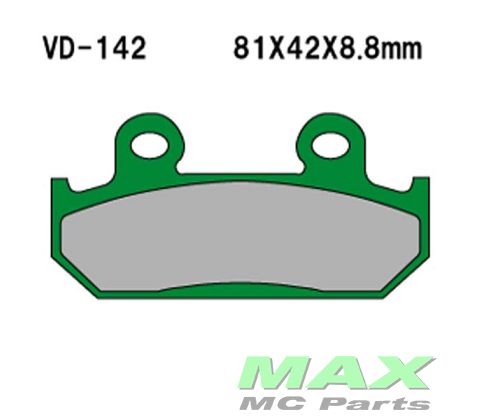 VESRAH Bremseklodser VD142 *USE: FA203*