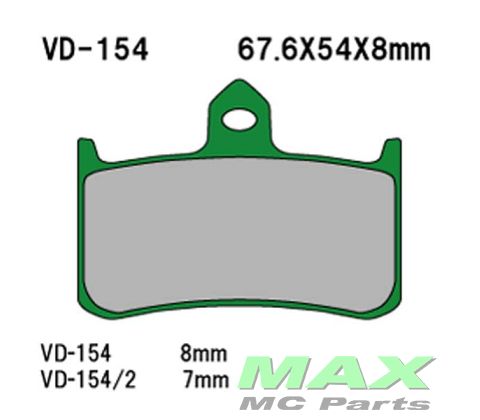 VESRAH Bremseklodser VD154/2