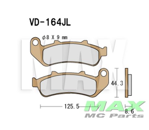 VESRAH Bremseklodser VD164JL