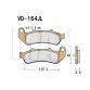 VESRAH Bremseklodser VD164JL