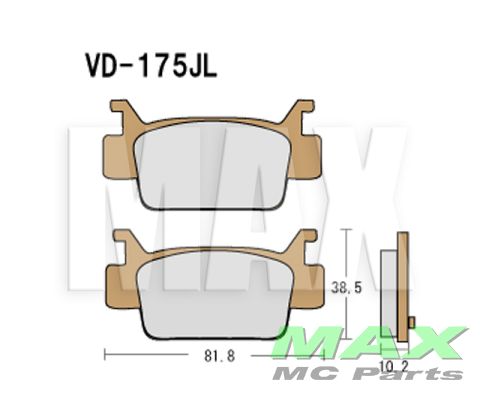 VESRAH Bremseklodser VD175JL