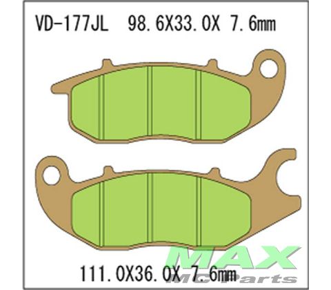 VESRAH Bremseklodser VD177JL
