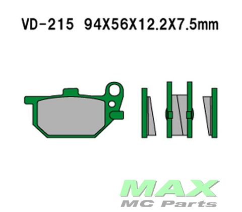 VESRAH Bremseklodser VD215