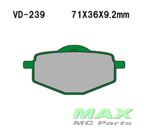 VESRAH Bremseklodser VD239