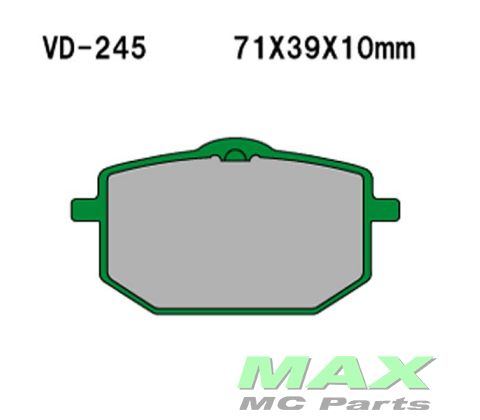 VESRAH Bremseklodser VD245