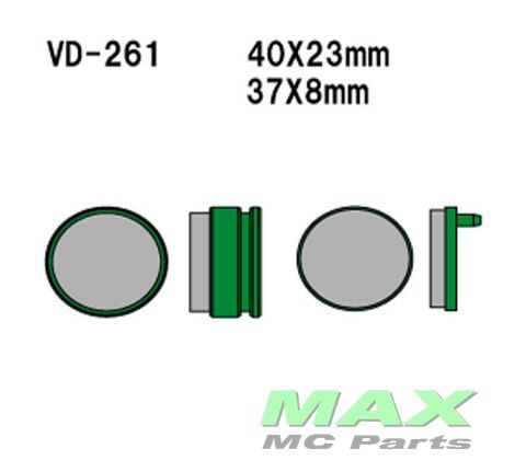 VESRAH Bremseklodser VD261