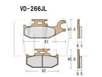 VESRAH Bremseklodser VD266JL