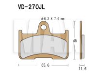 VESRAH Bremseklodser VD270JL