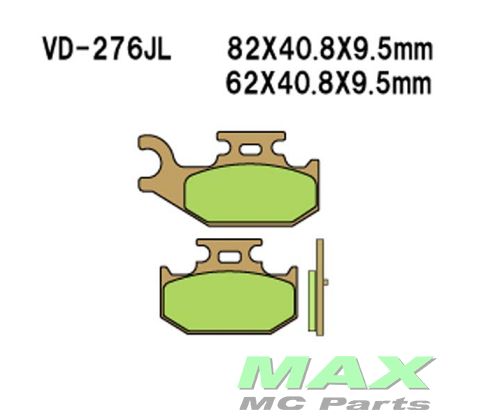 VESRAH Bremseklodser VD276JL