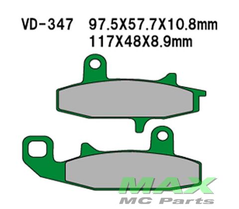 VESRAH Bremseklodser VD347