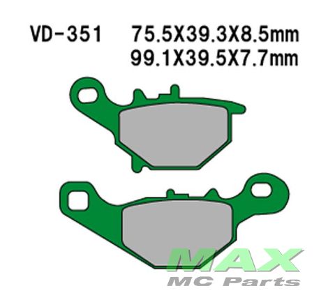VESRAH Bremseklodser VD351