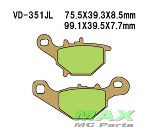 VESRAH Bremseklodser VD351SJL