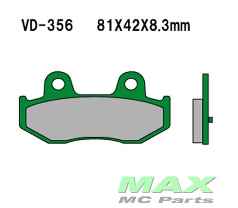 VESRAH Bremseklodser VD356