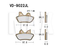 VESRAH Sinter klodser VD9022JL FRONT