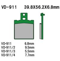 VESRAH Bremseklodser VD911 FF/RR