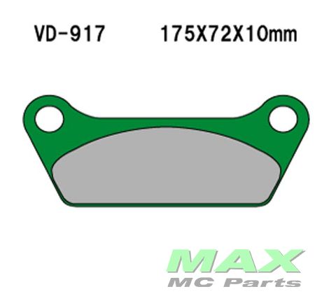 VESRAH Bremseklodser VD917