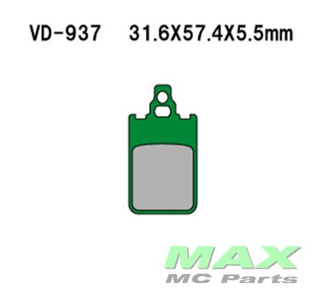 VESRAH Bremseklodser VD937