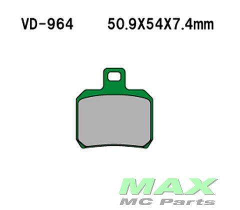VESRAH Bremseklodser VD964