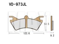 VESRAH Bremseklodser VD973JL