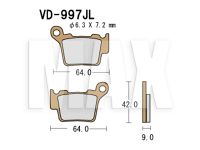 VESRAH Bremseklodser KTM MX SX125
