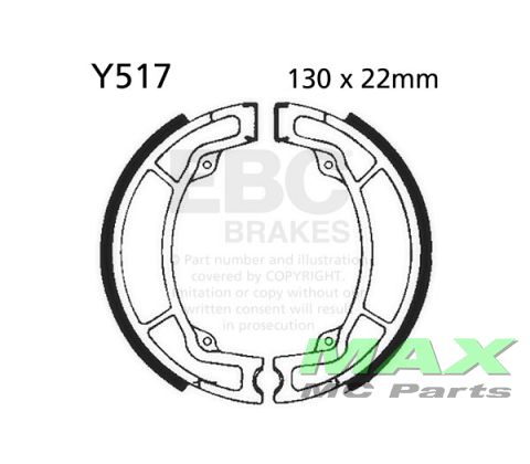 EBC Brake shoe set REAR Y517