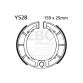 EBC Brake shoe set Y528