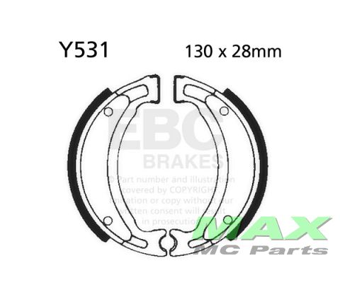 EBC Brake shoe set Y531